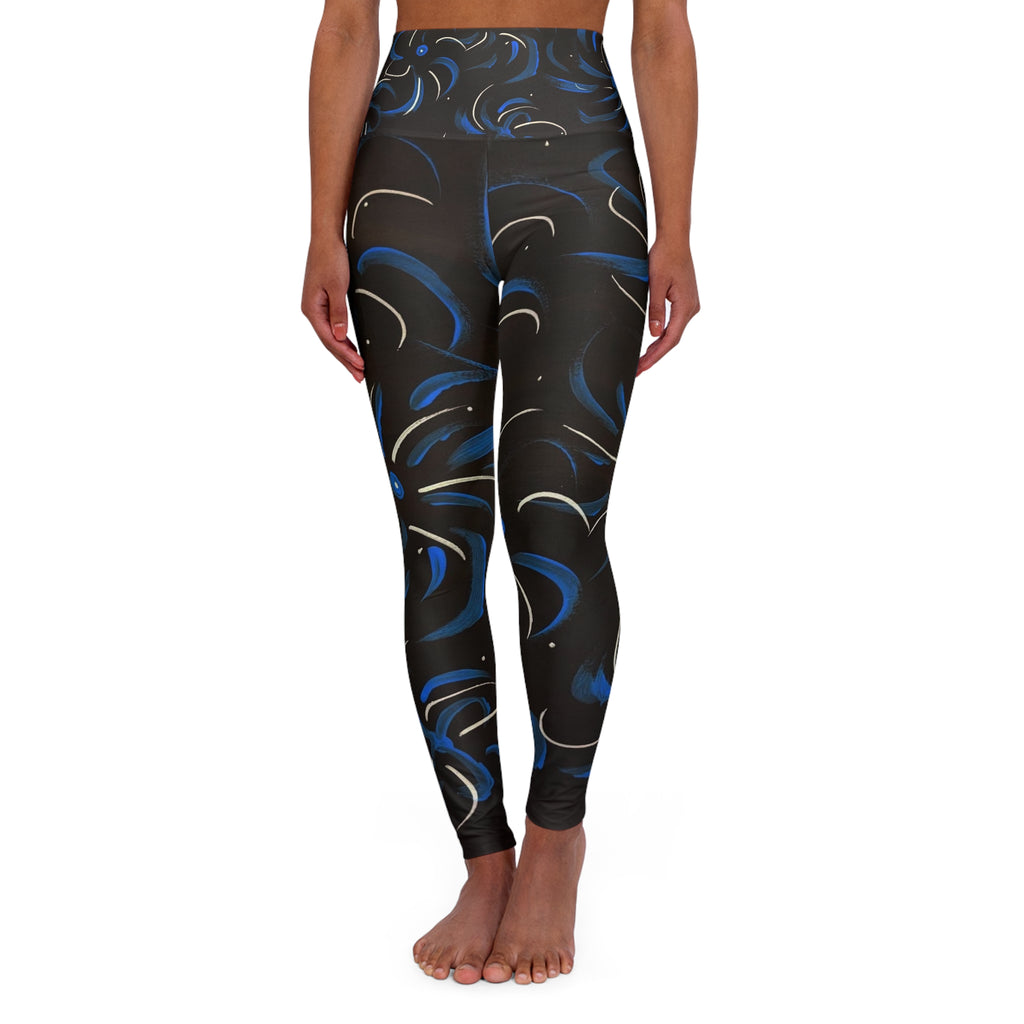 High Waisted Yoga Leggings (AOP)