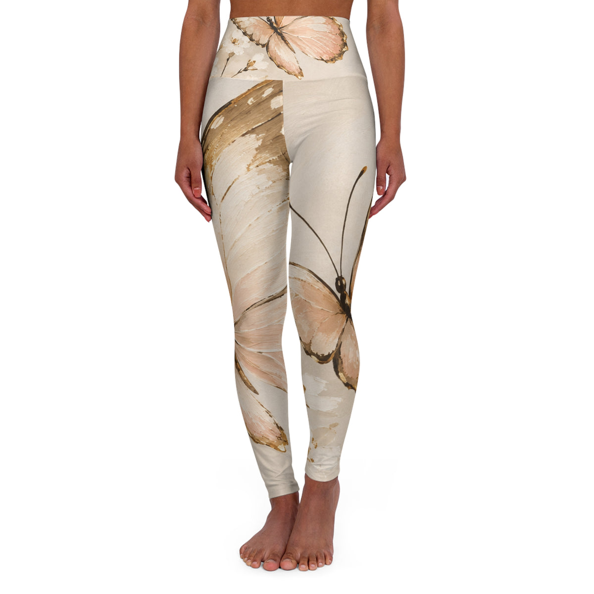 High Waisted Yoga Leggings (AOP)