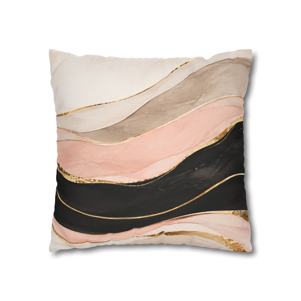 Spun Polyester Square Pillowcase