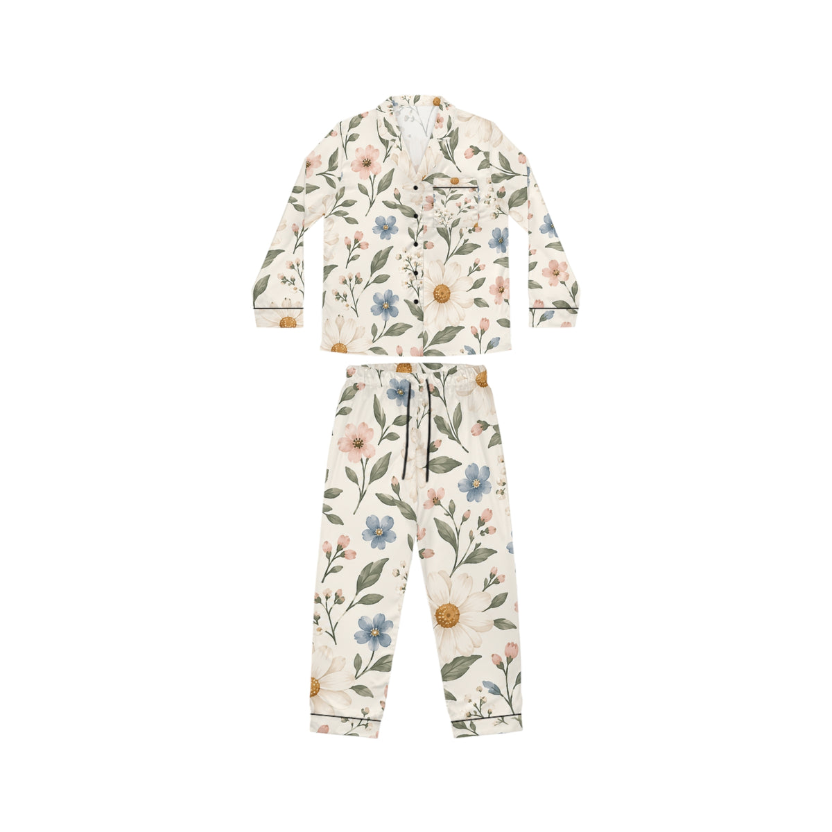 Women's Satin Pajamas (AOP)
