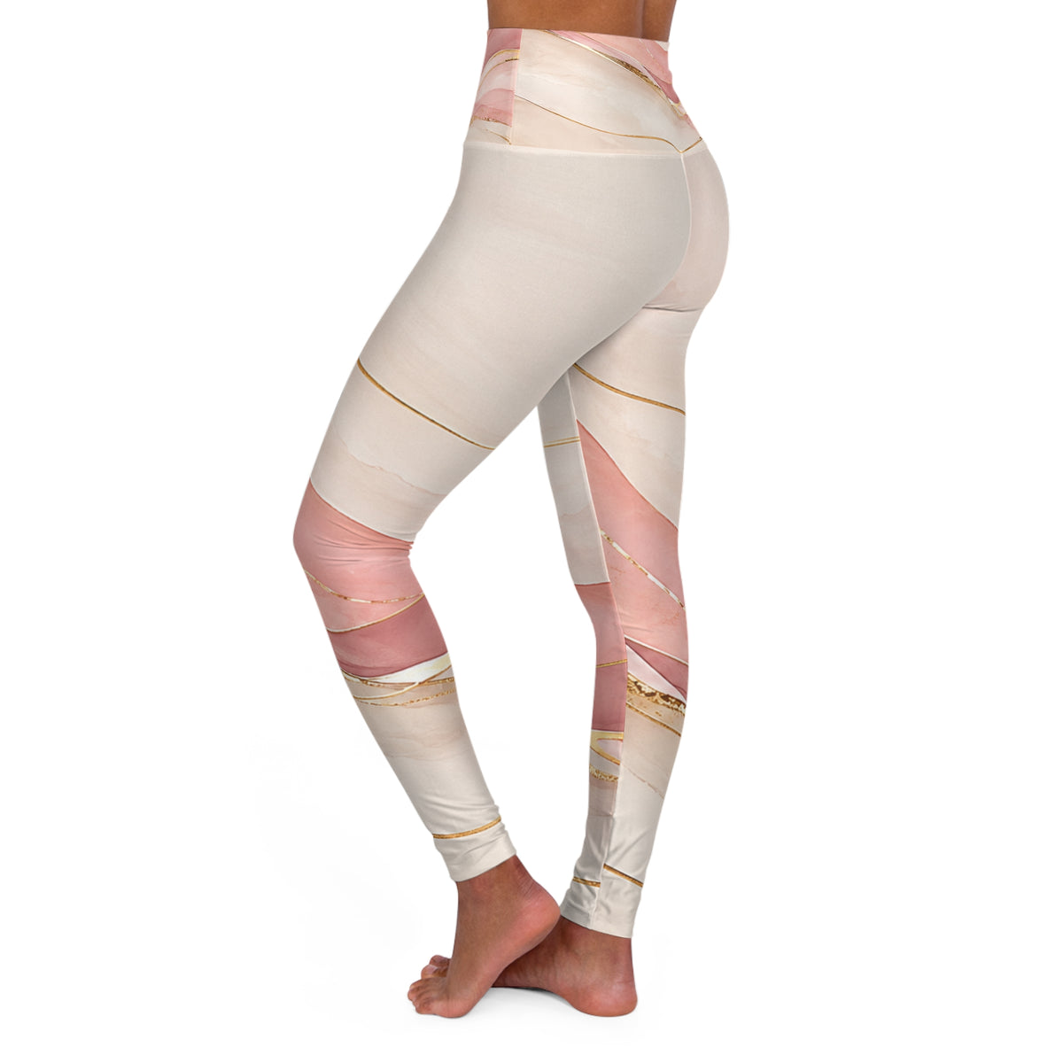 High Waisted Yoga Leggings (AOP)