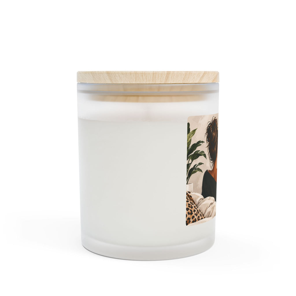 Frosted Glass Candle, 11oz