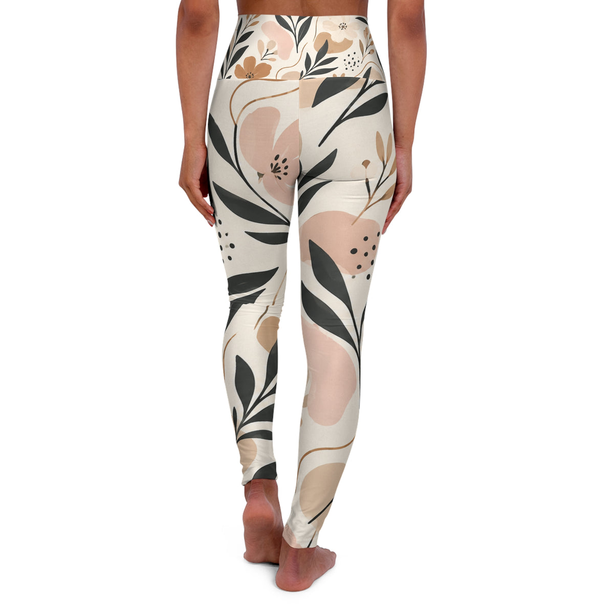 High Waisted Yoga Leggings (AOP)