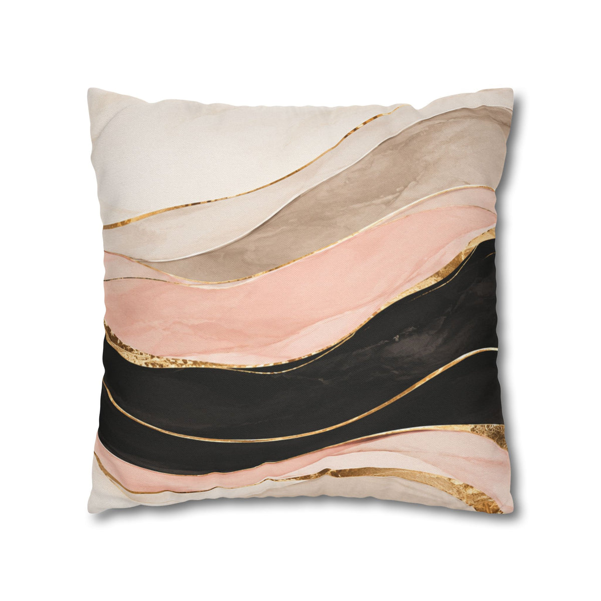 Spun Polyester Square Pillowcase