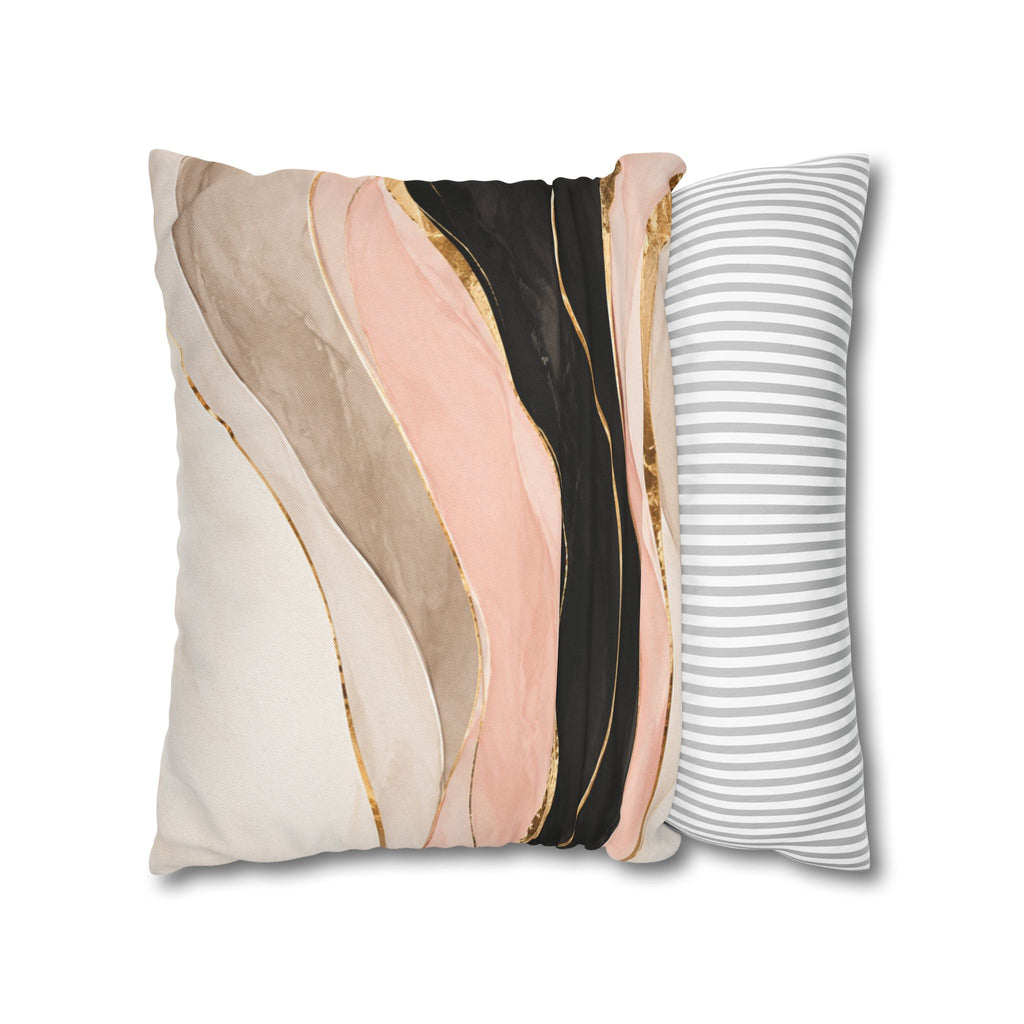 Spun Polyester Square Pillowcase