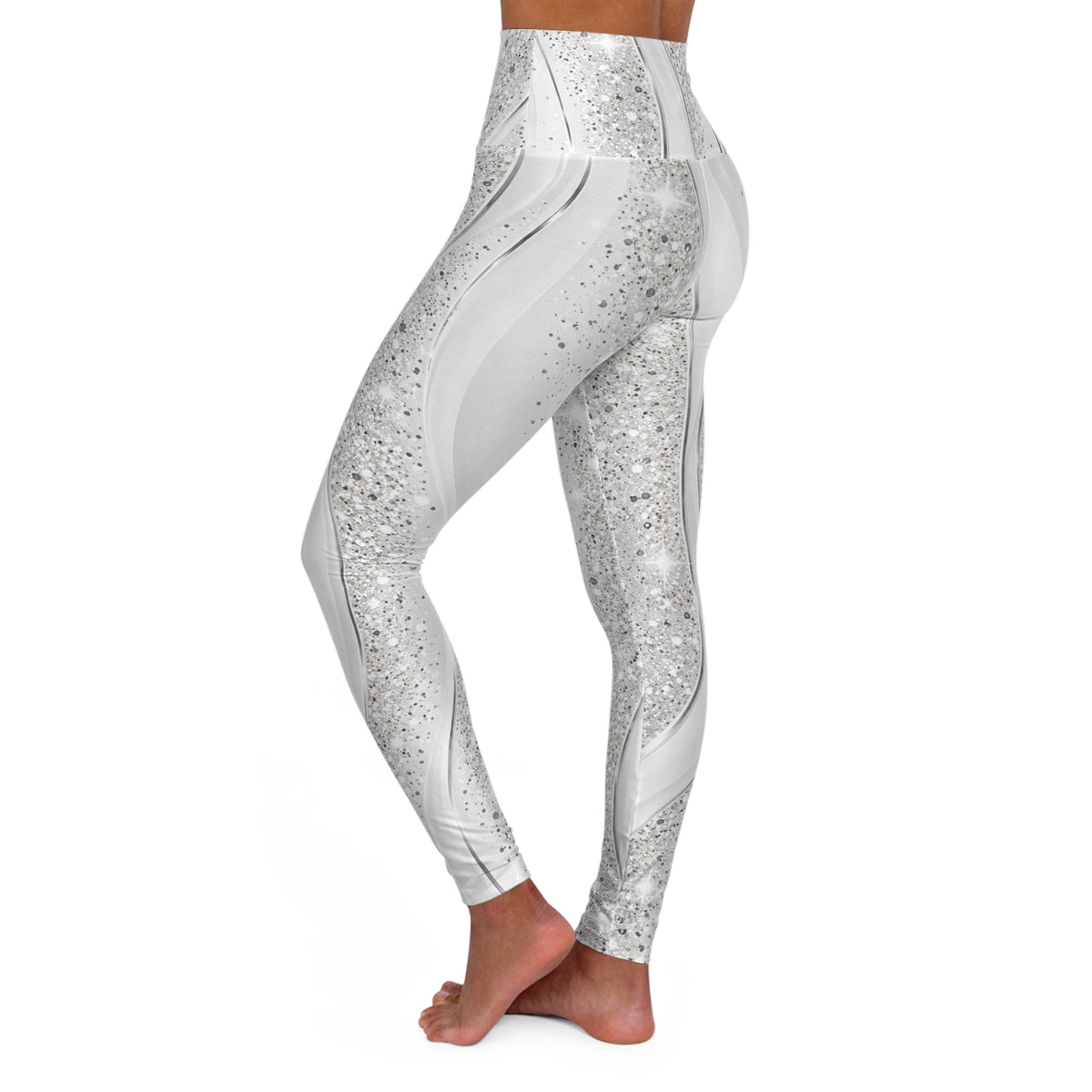 High Waisted Yoga Leggings (AOP)