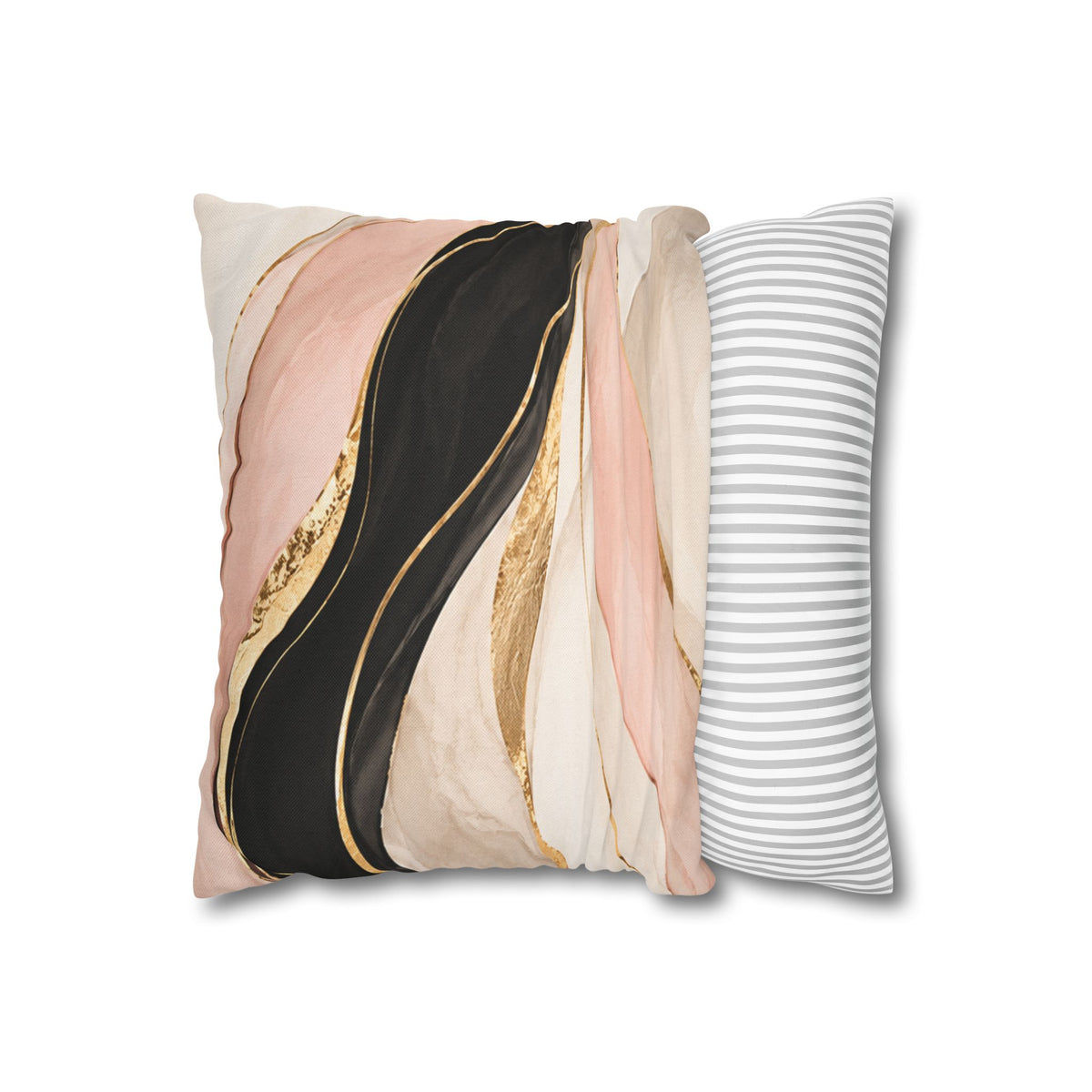 Spun Polyester Square Pillowcase