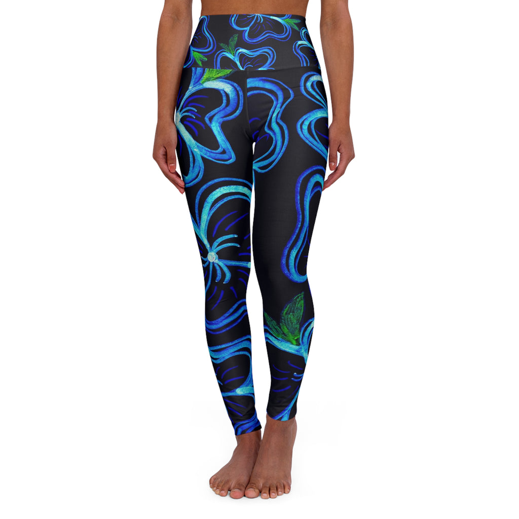 High Waisted Yoga Leggings (AOP)