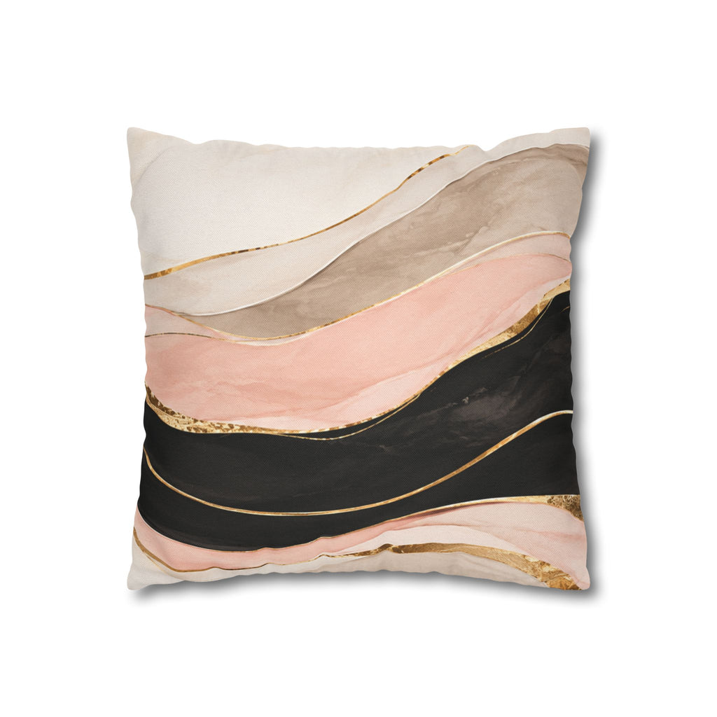 Spun Polyester Square Pillowcase