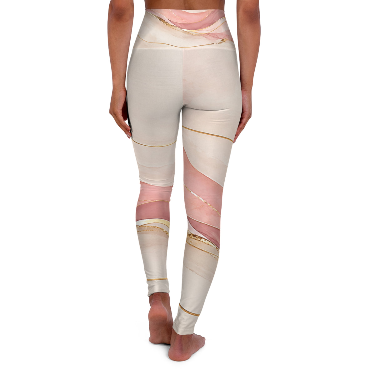 High Waisted Yoga Leggings (AOP)