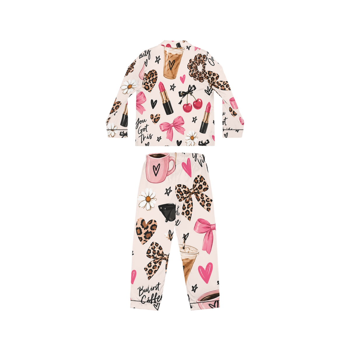 Women's Satin Pajamas (AOP)