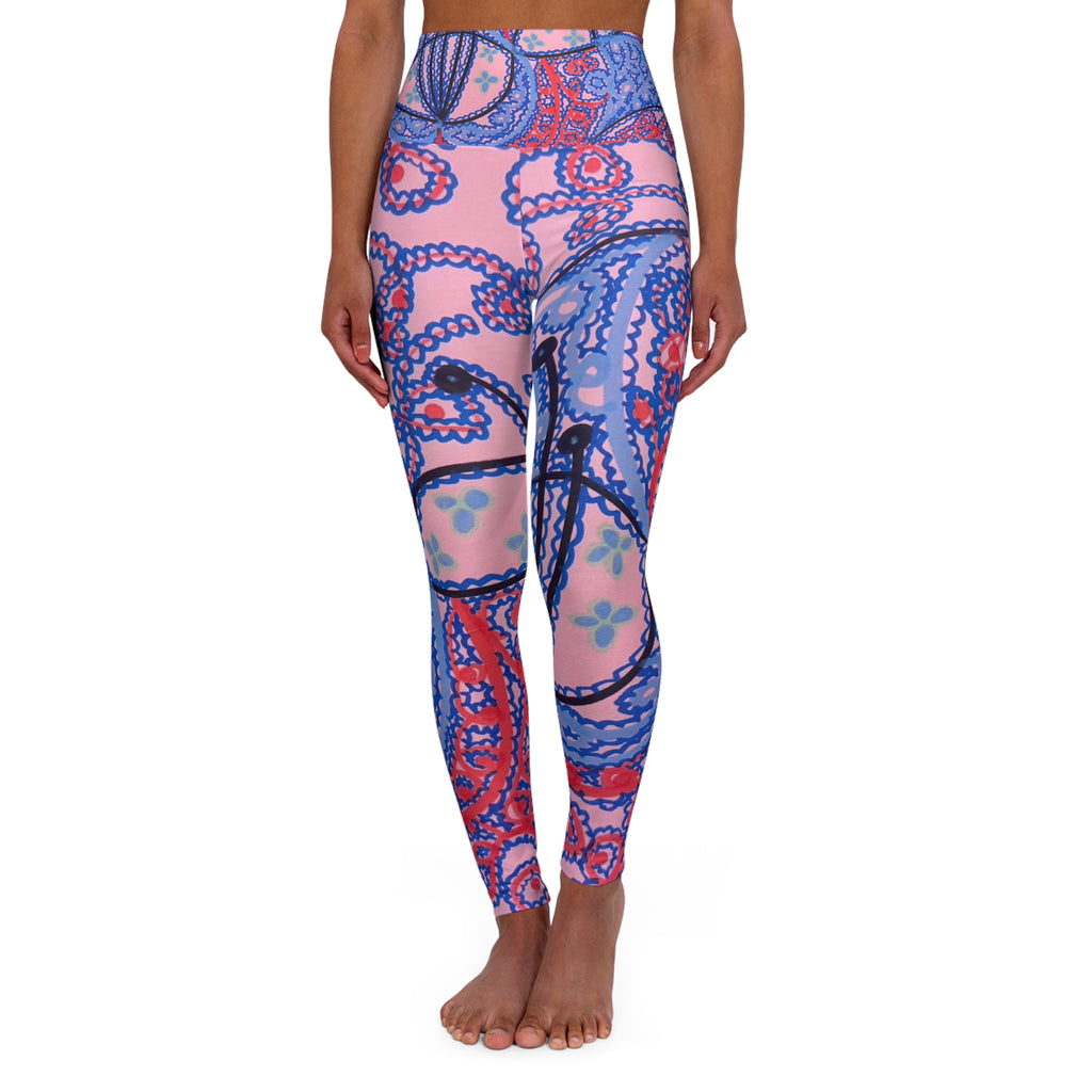 High Waisted Yoga Leggings (AOP)