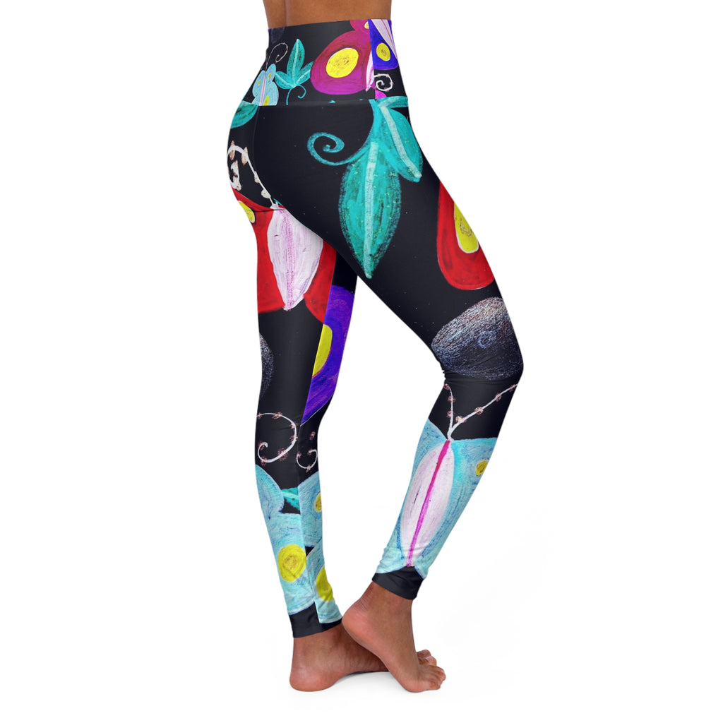 High Waisted Yoga Leggings (AOP)