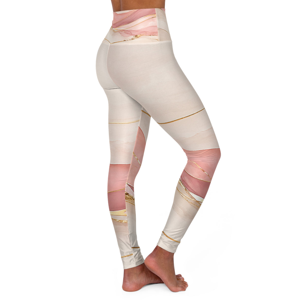 High Waisted Yoga Leggings (AOP)