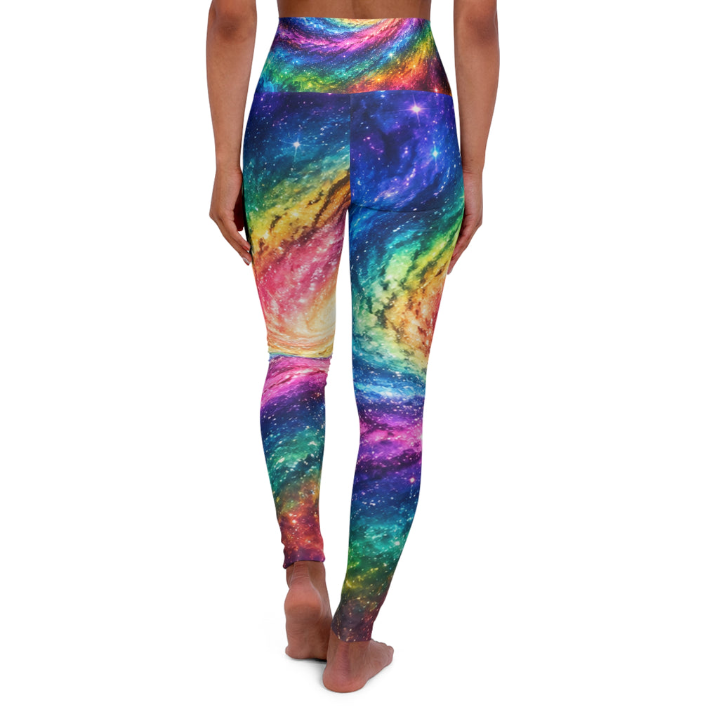 High Waisted Yoga Leggings (AOP)