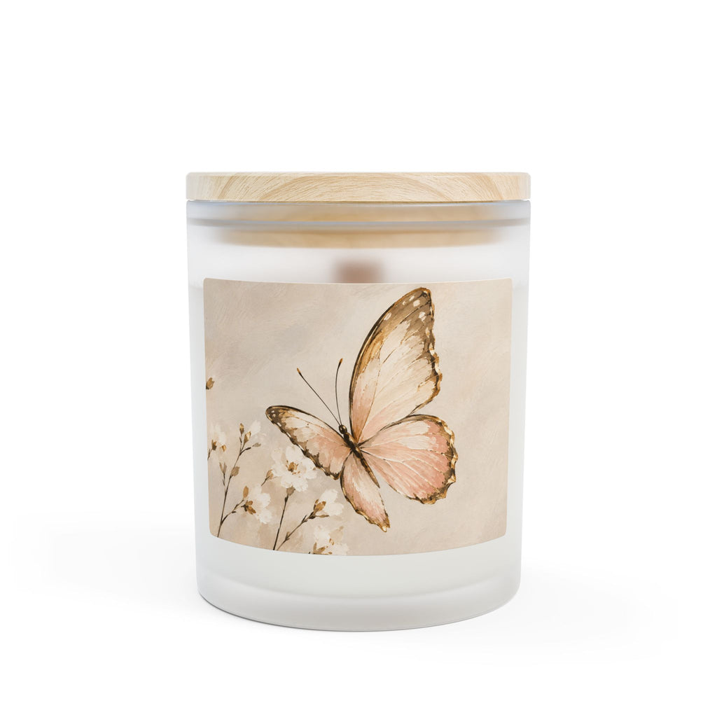 Frosted Glass Candle, 11oz
