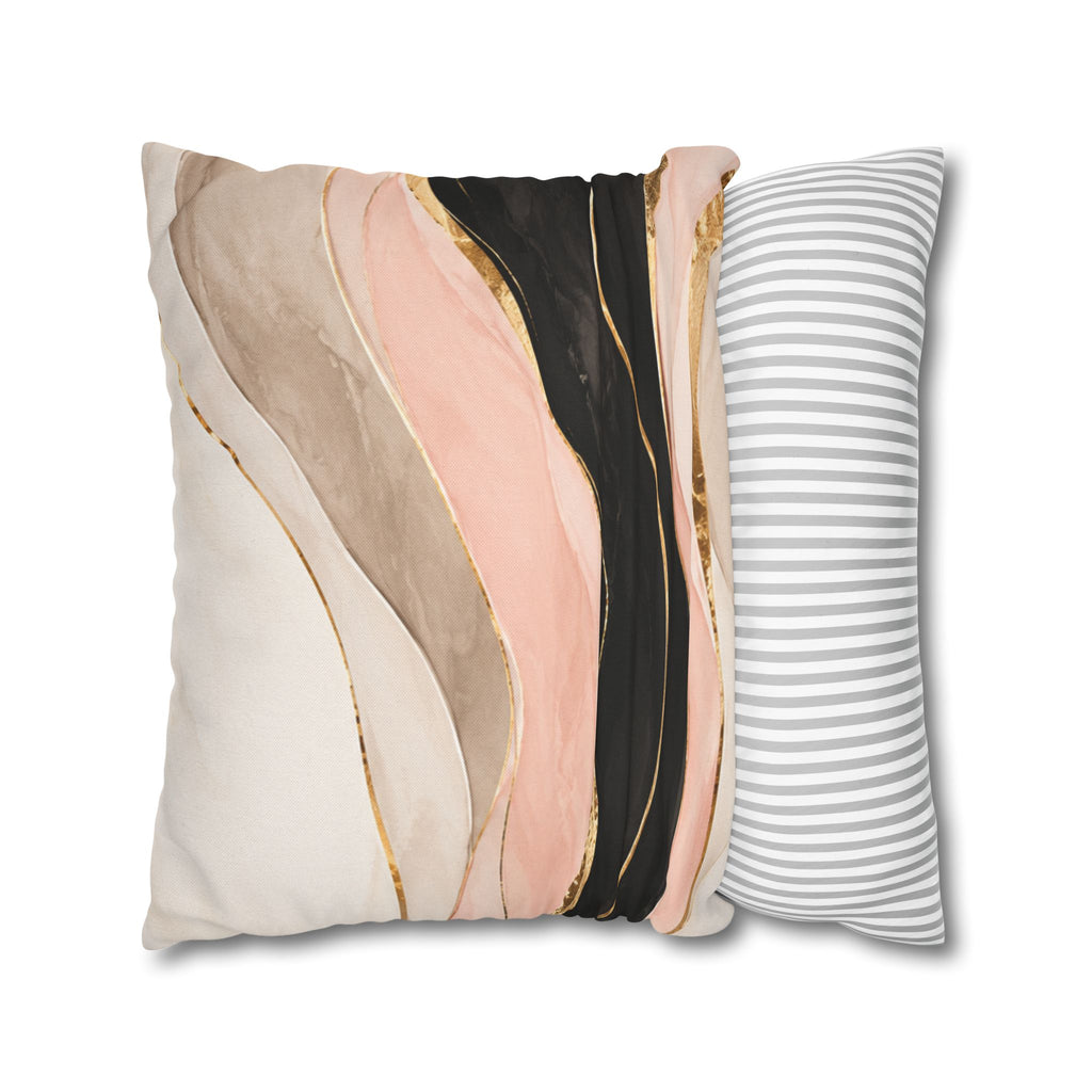 Spun Polyester Square Pillowcase