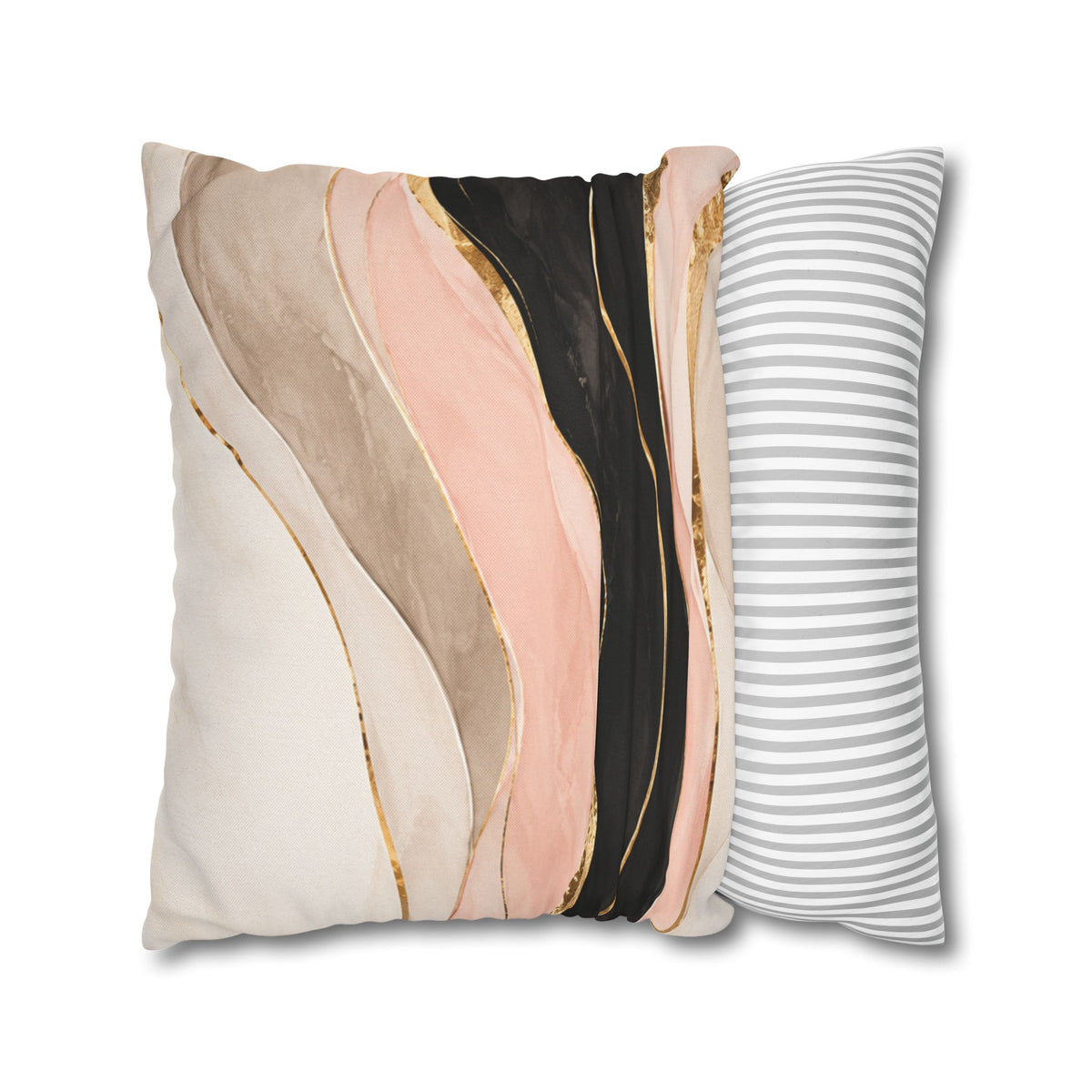 Spun Polyester Square Pillowcase