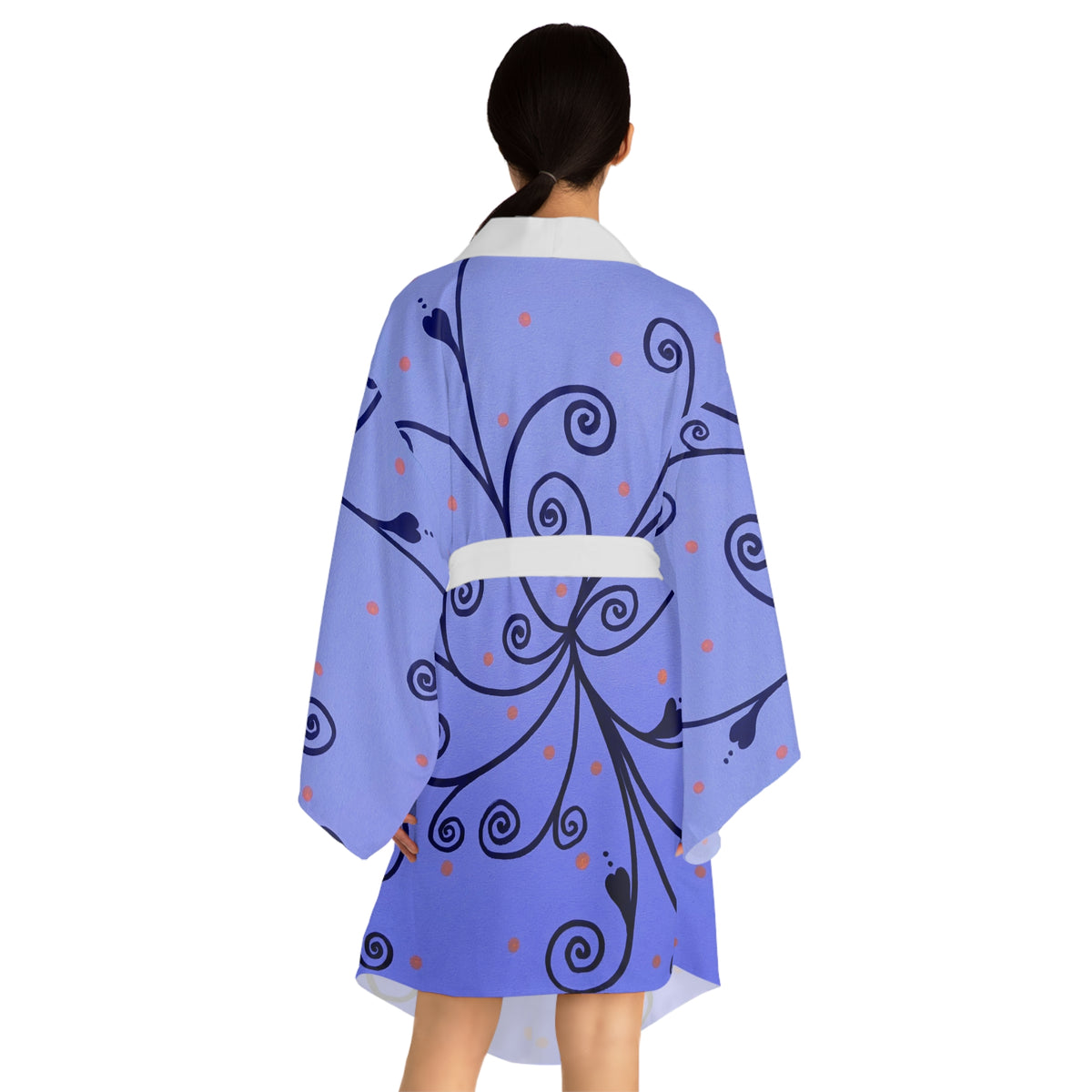 Long Sleeve Kimono Robe (AOP)
