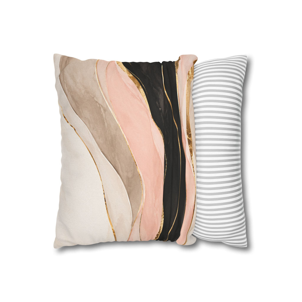 Spun Polyester Square Pillowcase