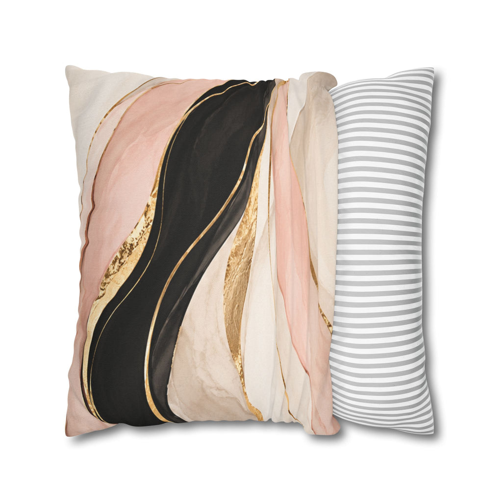 Spun Polyester Square Pillowcase