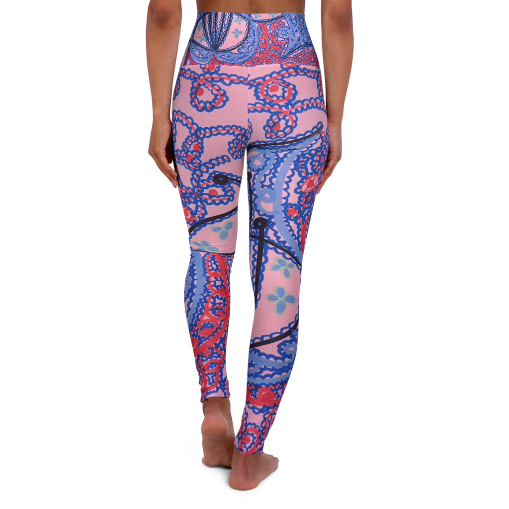 High Waisted Yoga Leggings (AOP)
