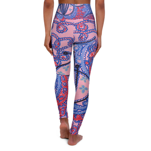 High Waisted Yoga Leggings (AOP)