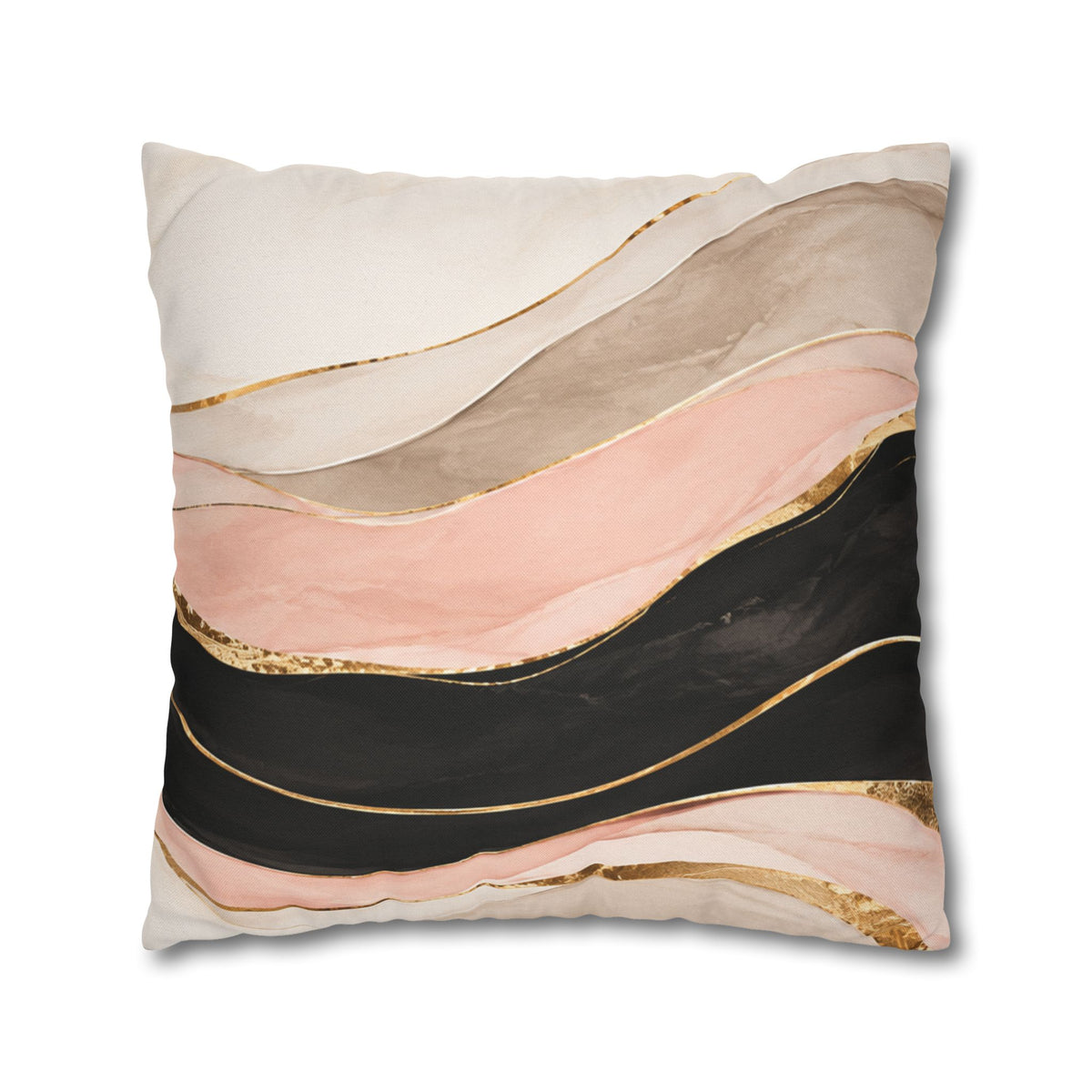 Spun Polyester Square Pillowcase