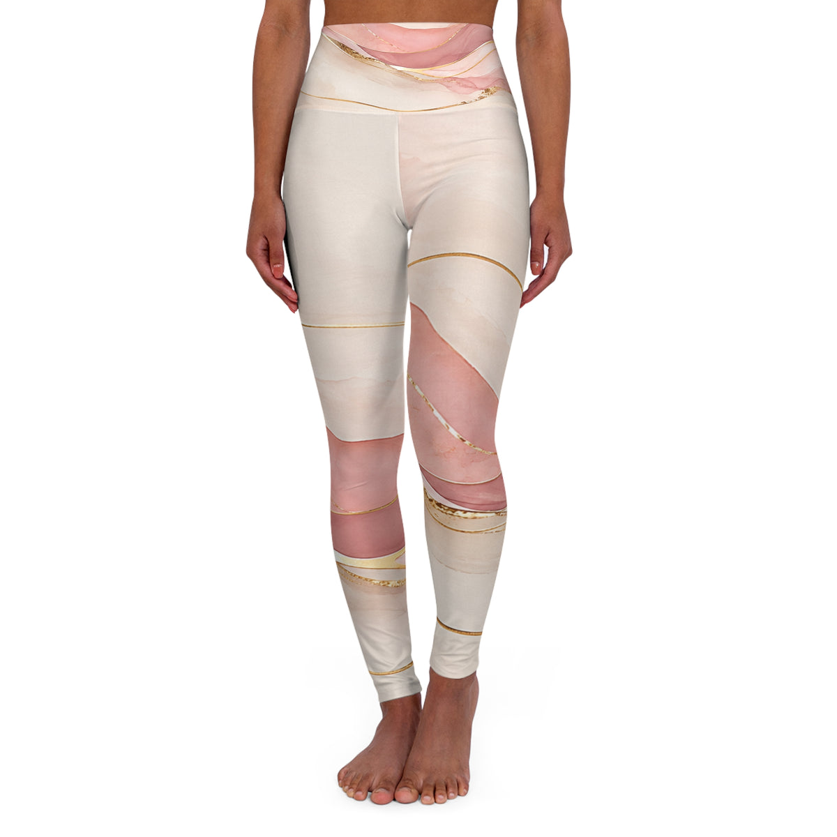 High Waisted Yoga Leggings (AOP)