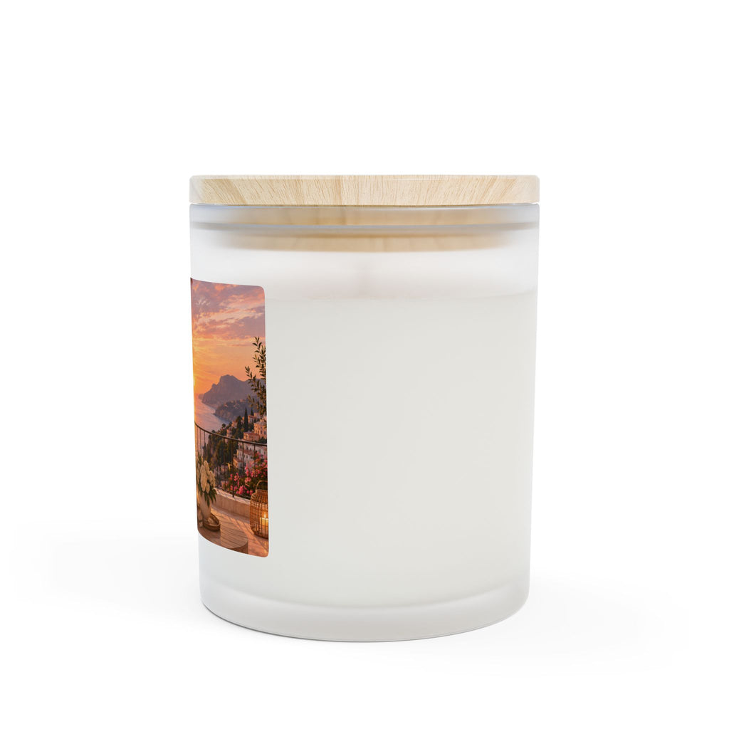 Frosted Glass Candle, 11oz