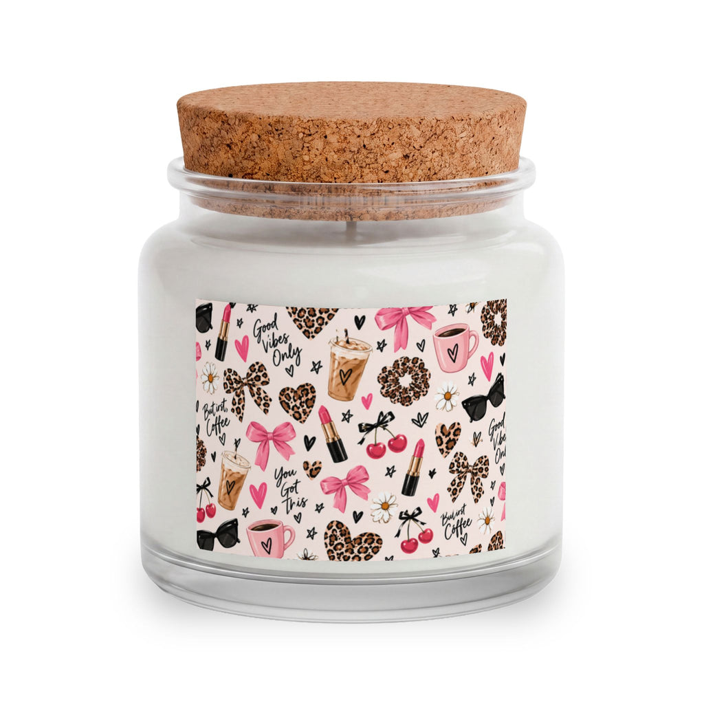 4-Piece Blush & Bloom Gift Set (Candle, Blanket, Crochet Bouquet, Bow Clip)