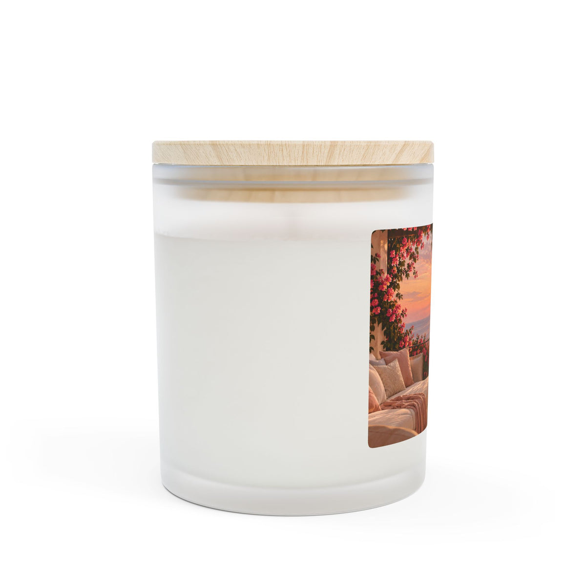 Frosted Glass Candle, 11oz