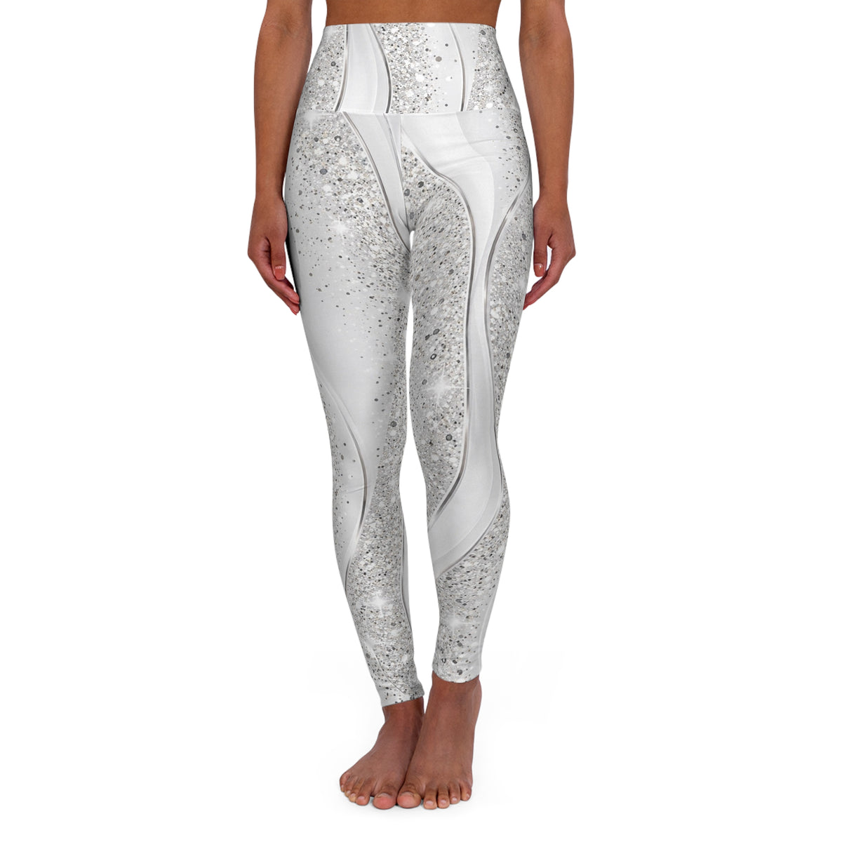 High Waisted Yoga Leggings (AOP)