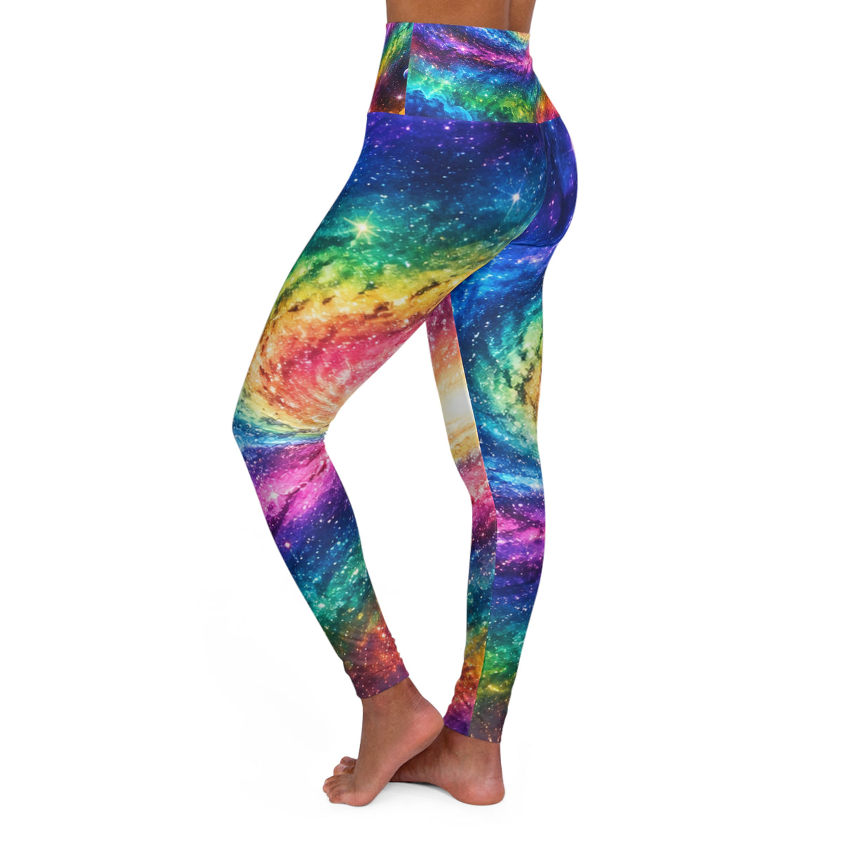 High Waisted Yoga Leggings (AOP)