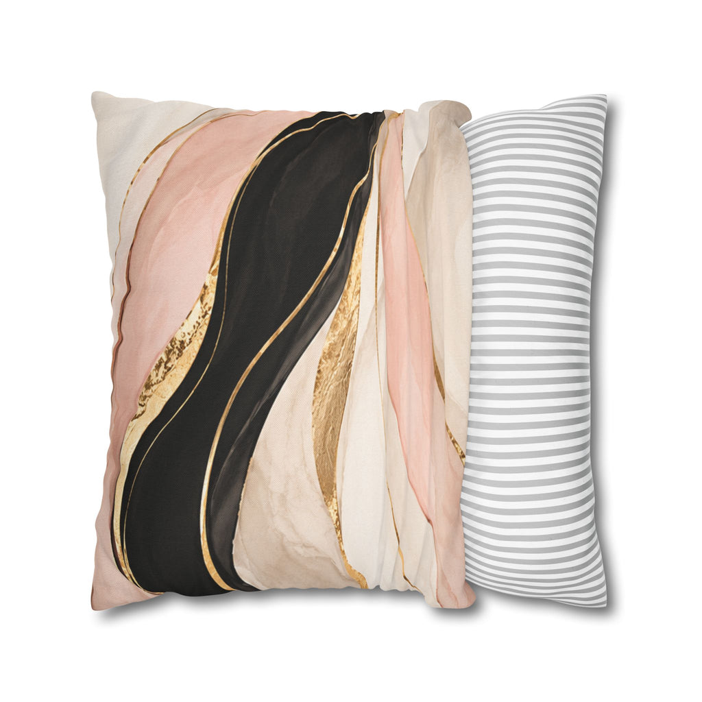 Spun Polyester Square Pillowcase