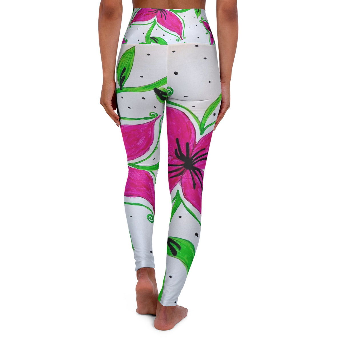 High Waisted Yoga Leggings (AOP)