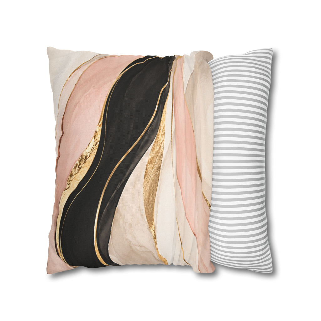 Spun Polyester Square Pillowcase