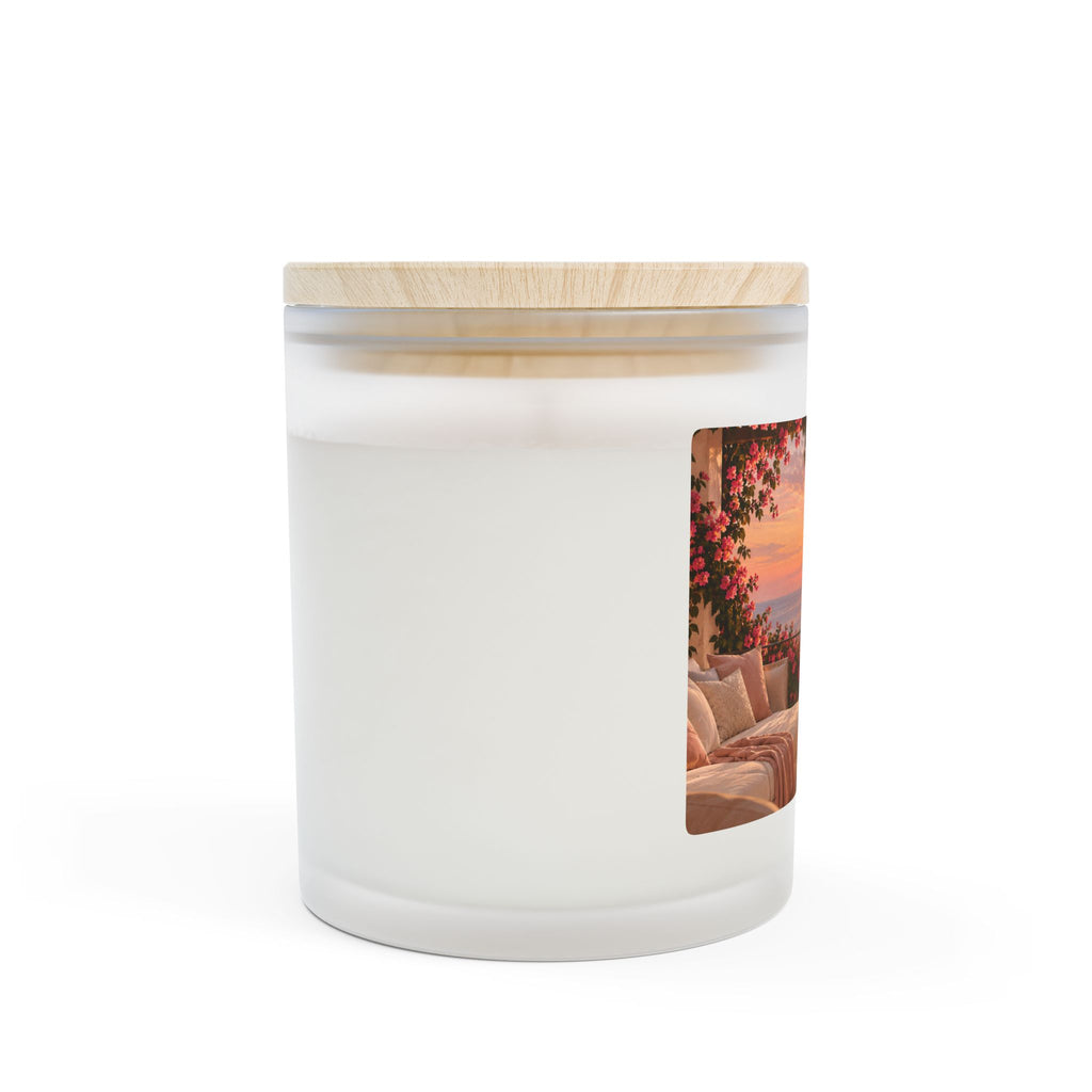 Frosted Glass Candle, 11oz