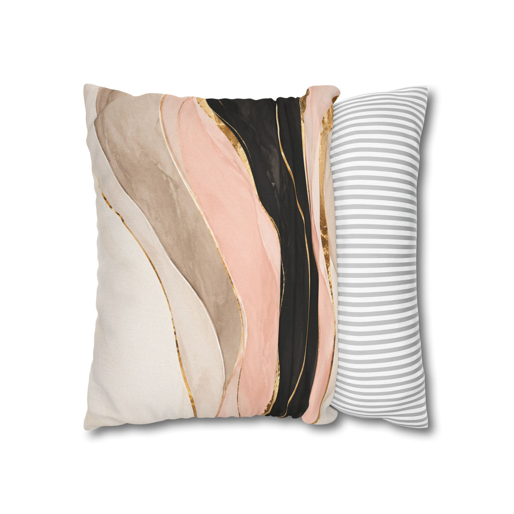 Spun Polyester Square Pillowcase